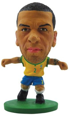 SoccerStarz - Brazil Dani Alves - Home Kit/Figures