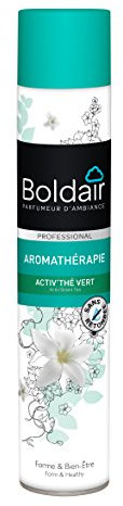 BOLDAIR - Désodorisant Thé Vert - Neutralise les Mauvaises Odeurs - Rafraîchit & Purifie l'Air - Pulvérisation Sèche - Made in France - 500ml