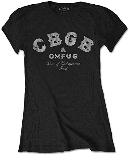 Rock Off Officially Licensed Products Women's CBGB Classic Logo T - Shirt
