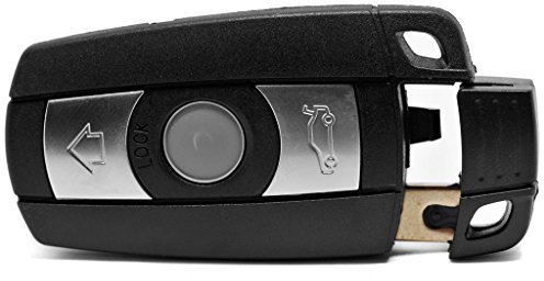 Auto Schlüssel Smartkey Funk Fernbedienung Sender 3 Tasten Gehäuse + Notschlüssel für BMW