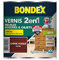 BONDEX - Barniz - Protege y embellece la madera - Satén - 0,25 l - Roble oscuro