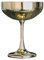 Martini-Glas Weizenohrmuster Edelstahl-Sektschale 280 ml, Stainless Steel Champagne Bowls, Rotweingläser, Sektgläser Metall Unzerbrechlich gold