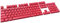 Feicuan 104 Tasti Keyset Keycap ABS Colorful retroilluminato Replacement Key cap Cover per Tastiera Meccanica da Gioco - Rosso