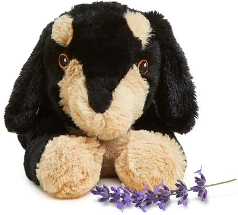 warmies Microwavable & Weighted Stuffed Animals, Dachshund - Heated Comfort for Dachshund Stuffed Animal - Grain-Filled Weighted Stuffie - for Adults & Children (Boys, Girls, Babies & Toddlers)