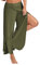 Generisch JIER Damen Weites Bein Yogahosen Hose Lose Lange Stretch Trainingshose Fitness Freizeit Sport Yoga Pilates Weich Hosenrock Elegant Freizeithosen Pants (Grün,M,M)