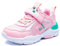 Mitudidi Unisex Hallenschuhe Mädchen Kinder Sportschuhe Mädchen Outdoor Fitnessschuhe Sneakers Turnschuhe Mädchen für Sport und Freizeit Pink Rosa 30 EU