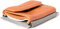 Space Wallet ® Mini Geldbörse für Damen & Herren I Sehr kleines Echtleder Wallet/Portemonnaie mit Münzfach I 15 Karten + Geldscheine + Münzen I Push (Push Smokey Cognac)