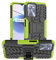 Hülle für Realme C35 Schutzhülle Rugged Armor Handy Tasche Hybrid Case Schutz Panzer TPU Silikon Hard Cover Bumper Handyhülle für Realme C35, Grün