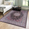 Mazovia Orientalisch Vintage Teppich - Kurzflor Waschbar - Weich Traditioneller Teppich für Wohnzimmer, Schlafzimmer, Esszimmer – Oriental Teppiche - Schwarz 160 x 230 cm