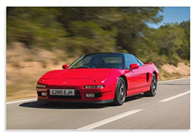 ZONDER JDM Auto-Sport-Poster für Honda NSX Racing CarPoster, dekoratives Gemälde, Leinwand, Wand- und Kunstbild, Druck, modernes Familien-Schlafzimmer, 30 x 45 cm