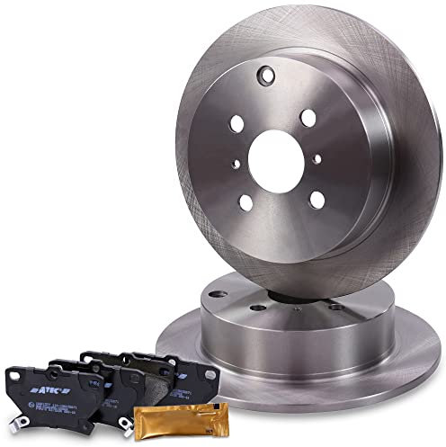 ATEC Germany Bremsenset Hinterachse inkl. Bremsscheiben Ø 269 mm Voll + Bremsbeläge Hinten Kompatibel mit TOYOTA COROLLA (_E12_), PRIUS Stufenheck (_W1_), YARIS (_P1_), YARIS VERSO (_P2_)