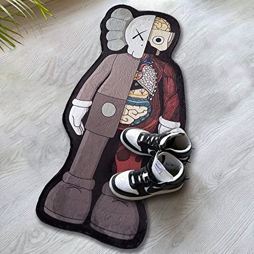 Rugendary Graffiti-Fan-Hypebeast-Teppich - Dekorativer, Rutschfester Sneakerhead-Teppich - Straßenkunst-Matte für Heimdekor (Ultraweiche