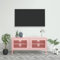 CIADAZ TV-Schrank Rosa 105x35x50 cm Stahl, TV Lowboard, Fernsehschrank, Fernsehtisch, Fernseher Schrank, TV Sideboard, TV Board, TV Cabinet, TV Bank, TV Kommode - 336238
