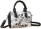 JUCHRZEY Totenkopf-bedruckte Punk-Umhängetasche mit Reißverschluss, modische Tragetasche for Damen, verstellbarer Riemen, PU-Leder mit Griff oben, Hobo-Tasche for Party, Festival, Shopping