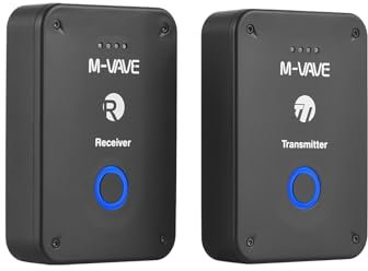 Kavolet Monitor intrauditivo inalámbrico, transmisor y receptor de 2,4 GHz, interruptor mono/estéreo, transmisión digital sin pérdidas de 24 bits/48 kHz, para muestras de bandas de estudio y
