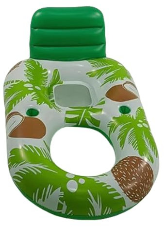 Lit flottant gonflable pour piscine, matelas gonflable pour piscine, Radeau d'eau extérieur, Radeau d'eau extérieur, flotteur de chaise longue de piscine avec porte-gobelet, radeau de salon confortabl