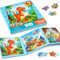 CutteeyFyry Dinosaur Magnetic Puzzles for Kids, 36pcs Travel Puzzles for Ages 3-8, Girls Puzzle to Improve Intelligence, Toddler Jigsaw, Airplane Activities for Birthday Gifts