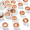 Ipotkitt 50 Pcs 5 Styles Resin Coffee Cup Charms Mini Imitation Drink Charms Tableware Cup Hanging Ornament for DIY Earring Keychain Necklace Jewellery Making