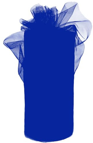 91 m x 30 cm Tülle Roll Tüll meterware Tüll Stoff Baumwollgaze Tüllstoff ein Hauch von Weihnachtsband Türschleife Weihnachten Blau