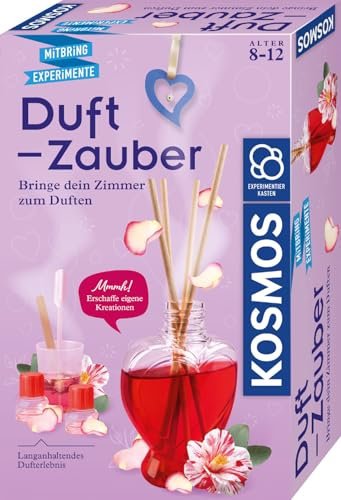 Kosmos 645670 Duft-Zauber, bringe Dein Zimmer zum Duften, Raumerfrischer selber Machen, Experimentierkasten für Kinder ab 8 Jahre