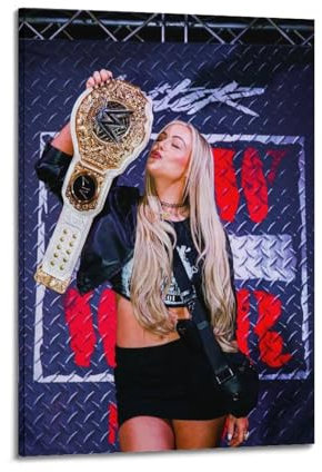 CHENSUL Liv Morgan Wrestling Star Poster, Wandkunst, Rollen, Leinwand, Gemälde, Bild, Wohnzimmer-Dekoration, Zuhause, 50 x 75 cm