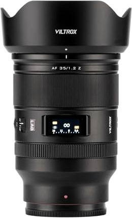 VILTROX AF 35mm F1.2 LAB Obiettivo per Fotocamera Nikon Z Mount Full Frame con Autofocus, Grande Apertura, Motore VCM