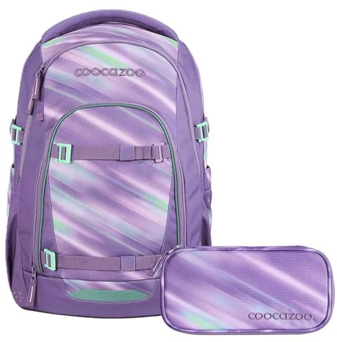 Coocazoo Mate Schulrucksack Set 2tlg. inkl Schlamperbox (Arctic Lights)