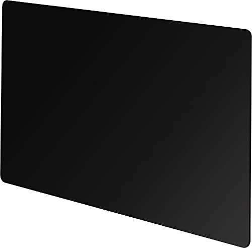 Adams Vitreo Black Glass Radiator Cover Small (900mm Length)