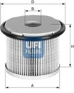 UFI 26.682.00 Kraftstofffilter