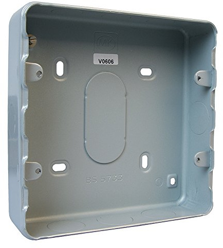 MK Electric Metalclad/Albany 6/8 Gang Box with Knockouts