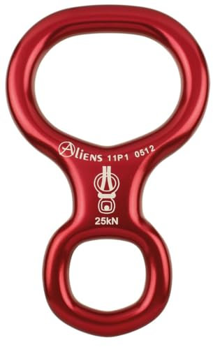 ALIENS Abseilachter SMALL Rot
