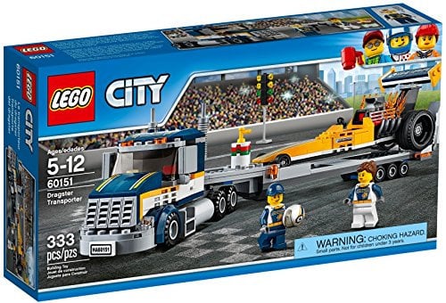 LEGO City Great Vehicles 60151 - Trasportatore di Dragster