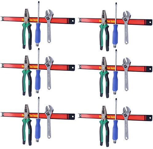 COSTWAY Magnetleiste Werkzeugleiste Magnet Werkzeughalter Halterung Werkzeug (6 x 46cm)