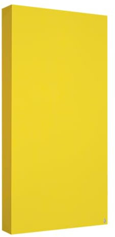 Addictive Sound Akustikpaneele Standard - Akustik Diffusor - Akustikplatten und Schallabsorber - Acoustic Panel und Absorber - Akustikpaneel 100x50x11 cm - Akustikelemente - Gelb