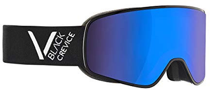 Black Crevice Skibrille – Schladming – Doppelscheibe, Anti-Fog-Beschichtung, UV400 Schutz (Black/White, L (Kopfumfang 58-61 cm))…