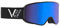 Black Crevice Skibrille – Schladming – Doppelscheibe, Anti-Fog-Beschichtung, UV400 Schutz (Black/White, L (Kopfumfang 58-61 cm))…