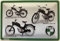 Deko7 Blechschild 30 x 20 cm Puch MS 50 - MV 50 - Stanglpuch 1954-1956 - 1958