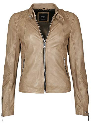 MAZE Damen Lederjacke Lindsay Beige XL