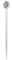 2er Pack (300 STK.) Faltennadeln Stecknadeln Vorhangnadeln (Faltenstecker) Transparent für Gardinen Flächenvorhänge Dekoschals Vorhänge Bistrogardine