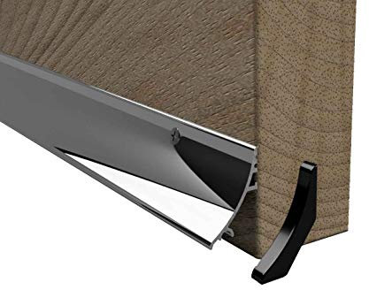 Stormguard Rain Deflector Chrome 914mm Door Water Weather Bar 32mm