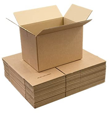 SmithPackaging Double Wall Cardboard Shipping Boxes 381x254x254mm (15x10x10) Pack of 20 Cartons