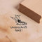 Raupe Motivstempel Stempel mit Spruch - Unterschrift fehlt - 28x28mm