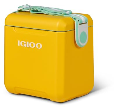 Igloo Borsa termica gialla da 11 Qt Tag Along Too Strapped Picnic Style