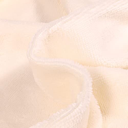 Craftine Tissu Micro Éponge Bambou Téa Ecru - par 50 cm