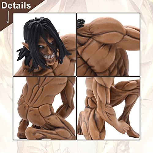 Anime Figuren 16cm Anime Charakter Attacking Giant Ornament Figuren Figur Toys Puppe Geschenk Modell Dekoration Geburtstagsgeschenk Wohnkultur Auto Dekor Stil Geschenk Für Anime Fan