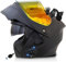 Klappbarer Modularer Motorradhelm, Bluetooth-Integralhelme Mit Doppelvisier, Modulare Vier-Jahreszeiten-Helme, Unisex, DOT/ECE-Zugelassener Motocross-Helm C,XXL=63-64cm