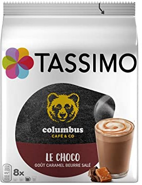 COLUMBUS - Tassimo Columbus Le Choco Caramel Beurre Salé Café En Dosettes X8-2 - Deux Articles