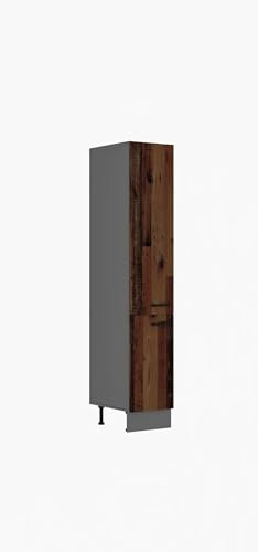 Küche Old Style Hochschrank 40 cm Old Wood Küchenzeile Küchenblock Einbauküche