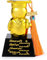 Graduierungsgeschenke 2025 Kristall Abschluss Golden Statue Award Abschluss Geschenke für Sie Ihn Frauen Männer Schwester Freund Abschluss Andenken für Tochter Sohn College High School