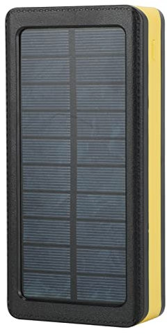 Power Bank Solare da 30000 MAh, Power Bank Solare da 30000 MAh 3 modalità di Illuminazione 66 LED 4 Porte di Uscita USB Power Bank LED da 40 W Energia Solare, Power Bank Portatili